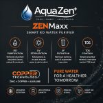 ZEN Maxx RO+UV+UF Water Purifier with TDS Controller | 7-Stage Advanced Purification | Zinc, Copper & Alkaline Mineral Technology | Pure, Healthy & Mineral-Rich Drinking Water for Home & Office - Image 4